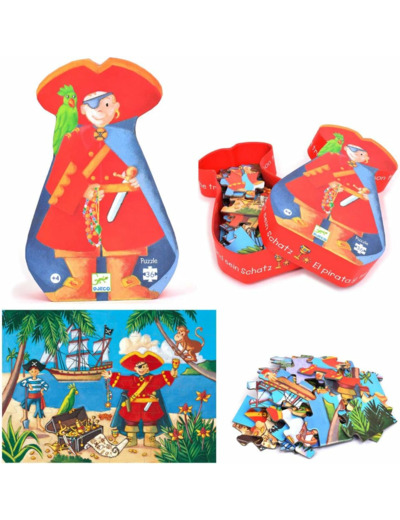 Djeco Puzzle Pirates 32 pièces