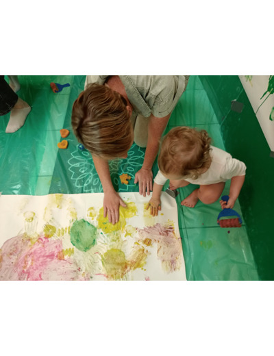 Atelier Parent enfant :BABY PAINTING DIMANCHE 3 NOV 10H30