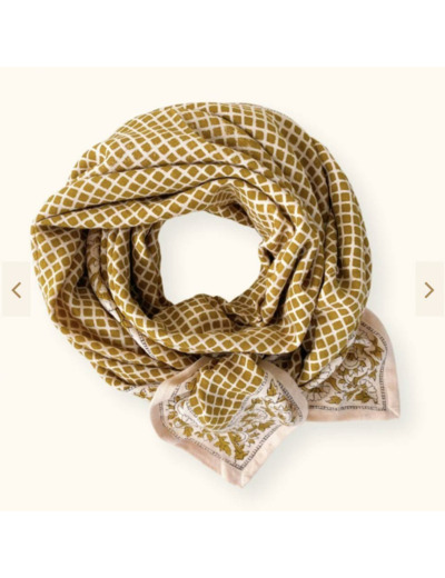 FOULARD LATIKA MOSAIC TABACCO - APACHES