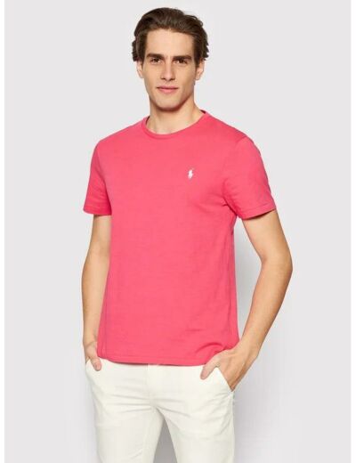 T-Shirt Ralph Lauren ajusté rose