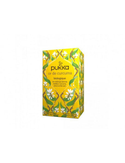 Tisane or de curcuma BIO PUKKA