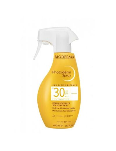 Spray Solaire Corps spf 30 Bioderma 400ml - Pharmacie d'Haspres