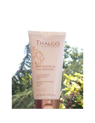 Lait activateur de bronzage Thalgo-Algue Marine.