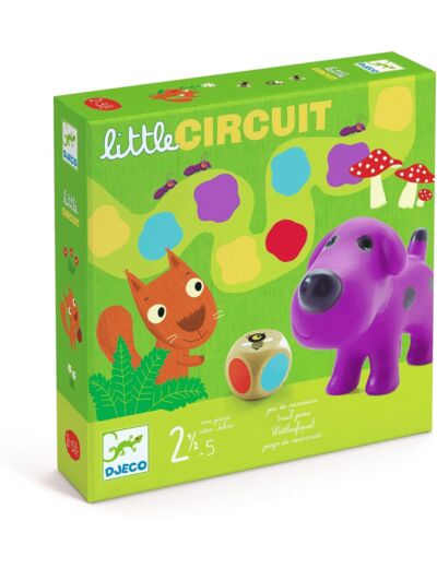 DJECO Little Circuit - Jeu de Société Enfant - 2,5 à 5 Ans