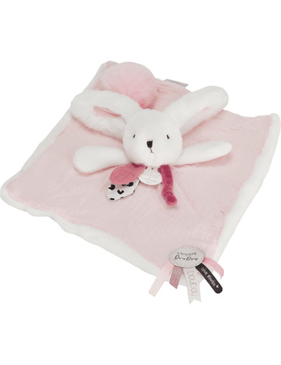 Doudou et Compagnie Happy Blush-Doudou Pompon Rose