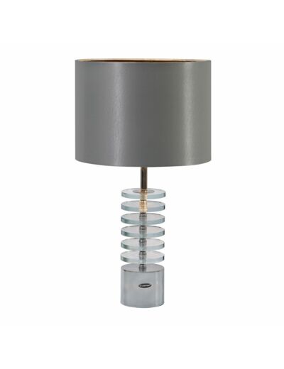 LAMPE METIS - CHROME CRISTAL - H55CM