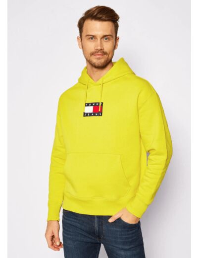 Sweat à capuche Tommy Jeans jaune