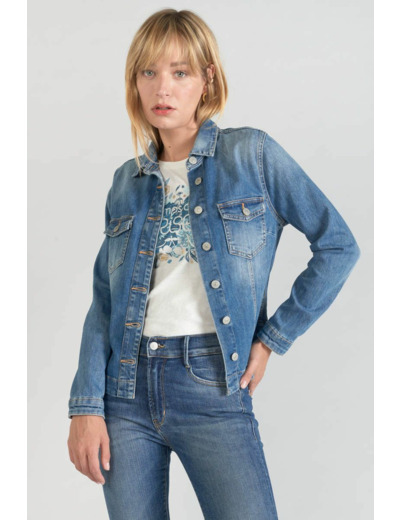 Veste en jeans bleu Lilly le temps des cerises ltdc