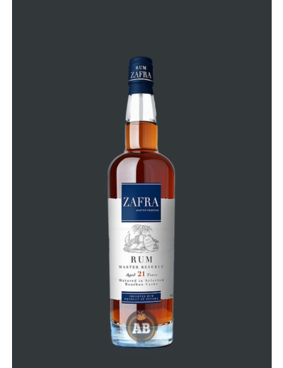 ZAFRA RUM MASTER RESERVE 21 ANS 70CL 40°