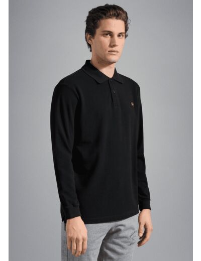 Polo manches longues Paul & Shark noir