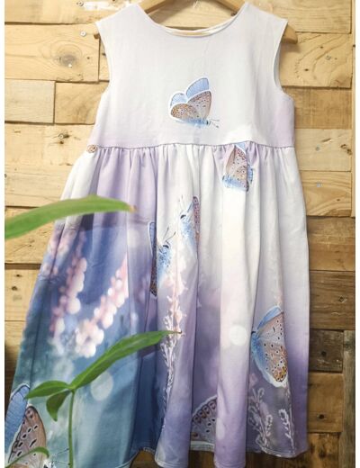 ROBE Fillette GIULIA 6-8 ans - DE FIL EN AIGUILLE - Sur le trottoir d'en face