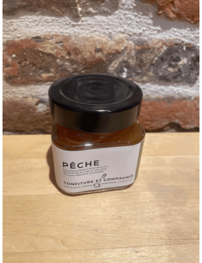 Confiture artisanale pêche