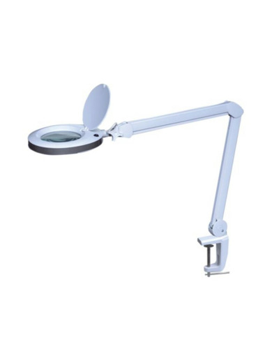 Lampe loupe LED avec pince