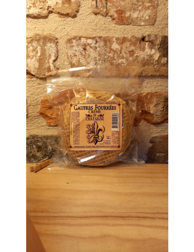 Gaufres Fourrées A la Crème de Châtaigne - Fabrication Artisanale