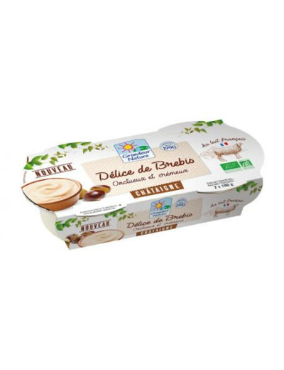 Délice de brebis Châtaigne 2x100g - Abc Bio