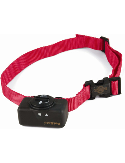 PetSafe - Collier Anti-aboiements pour Chien, Solution à Stimulation Électrostatique Progressive 6 niveaux, Collier Léger Étanche et Ajustable, Sangle Rouge