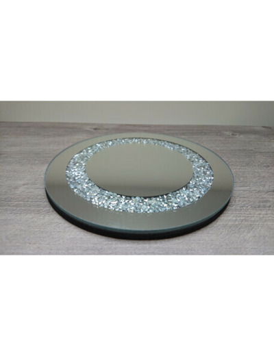 Plateau miroir rond - Zen Deco