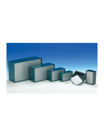 COFFRET "OPTATIVE" EN PLASTIQUE - BLEU PETROLE 85.0 x 56.0 x 35.5mm