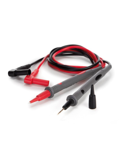 Jeu de cordons de mesure - CAT III 1000 V / CAT IV 600V - longueur 100 cm