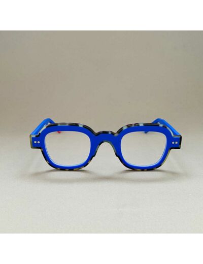 Lunettes de Vue Artist Line de la Marque Sabine Be Coloris Ecaille / Bleu