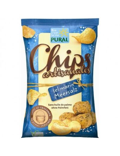 Chips artisanales sel marin Bio - 120g - Abc Bio