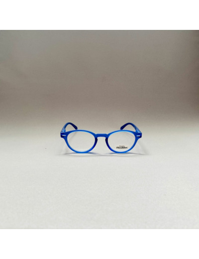 Lunettes de Lecture Mixtes Rondes Couleur Bleu Isotoner +1.00