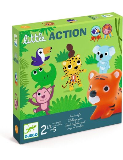 DJECO Little Action - Jeux de Société pour Enfants - 2-5 Ans