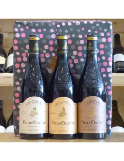 Coffret Trio Vallée du Rhône Arnoux et Fils