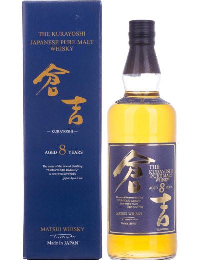 The Kurayoshi Tottori 8 Ans Pure Malt Whisky 70cl