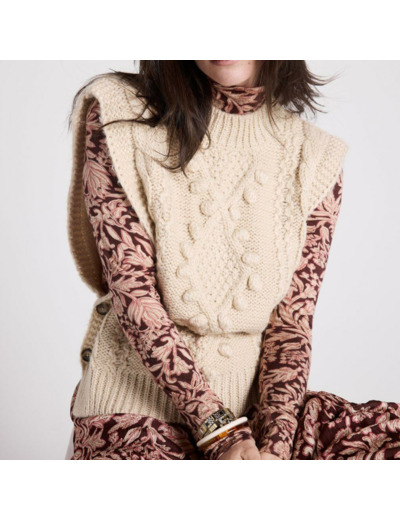 PULL NOYAM BEIGE - LOUIZON