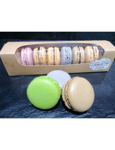 MACARONS assortis (par 8)