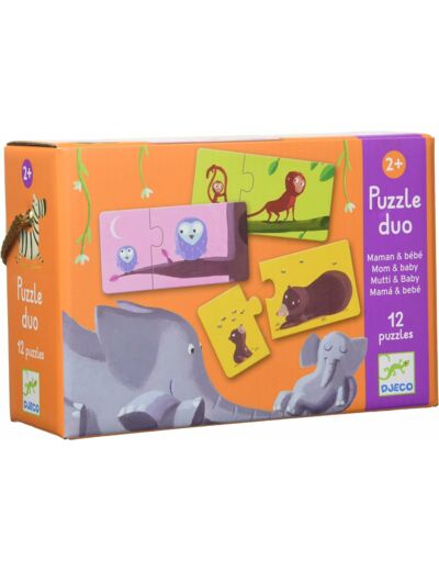 Djeco- Jeux éducatifs-Puzzle Duo/Trio
