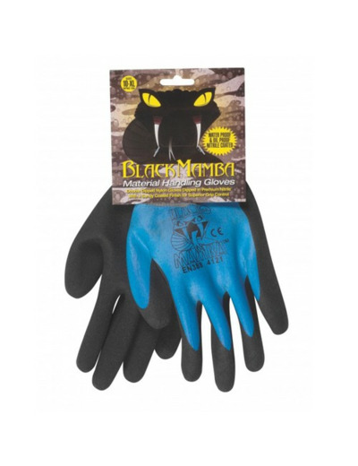 Gants Étanches de Manutention en Nitrile Black Mamba