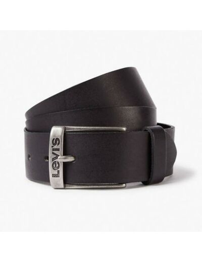 Ceinture Levi's® noire en cuir