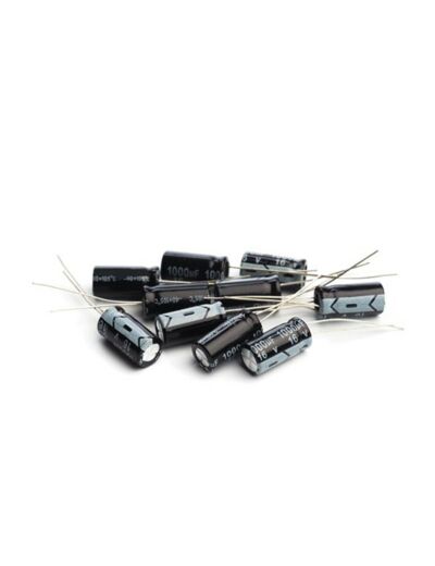 JEU DE CONDENSATEURS ÉLECTROLYTIQUES - 120 pcs - 1µF à 1000µF