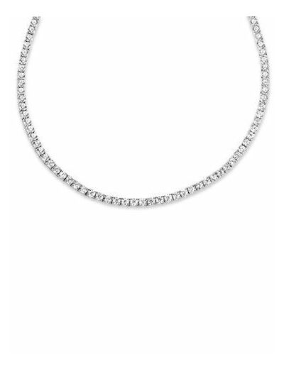 Collier Silver Rose