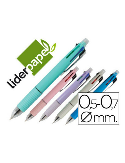 Stylo bille 5 en 1 LIDERPAPEL