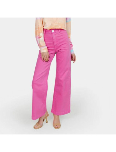 JEANS  FAUVE FUSHIA