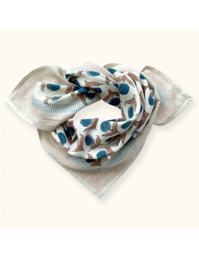 SMALL FOULARD MANIKA LOTUS CHAMALLOW