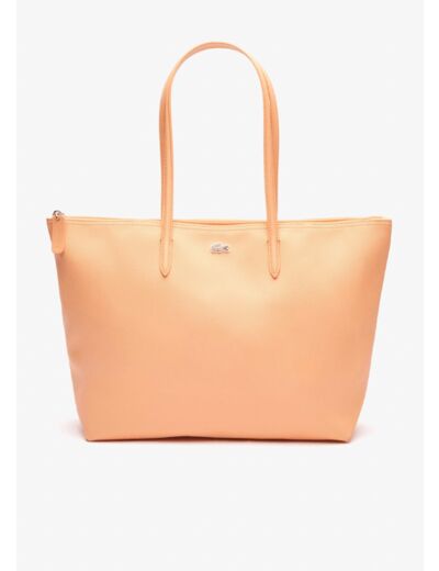 Sac cabas zippé L.12.12 Lacoste orange