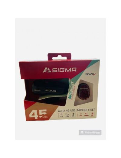 ECLAIRAGE SIGMA 45 LUX AURA USB AUTO LIGHT