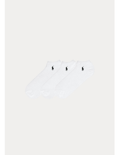 Lot de 3 paires de chaussettes Ralph Lauren blanches