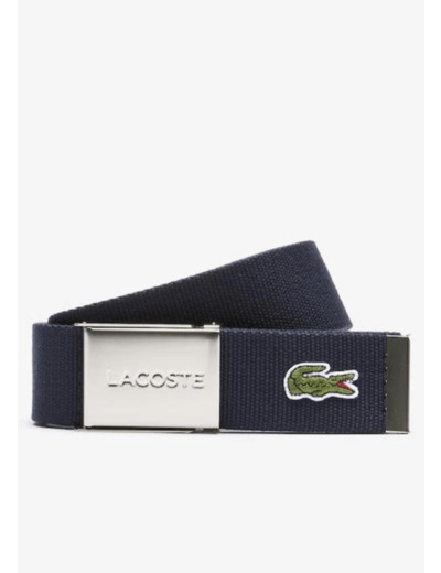 Ceinture tissée Lacoste marine