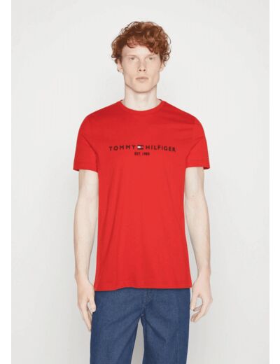 T-Shirt Tommy Hilfiger rouge en coton bio