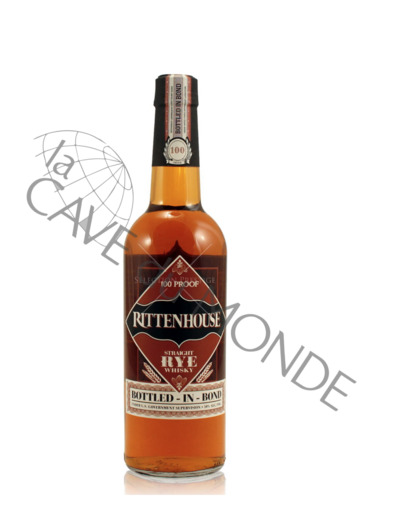 American Straight Rye Whiskey RITTENHOUSE 50° 70cl