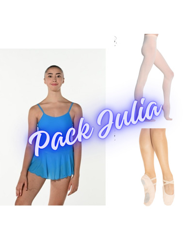 Pack de danse JULIA (justau + collants + chaussons) - Artiligne