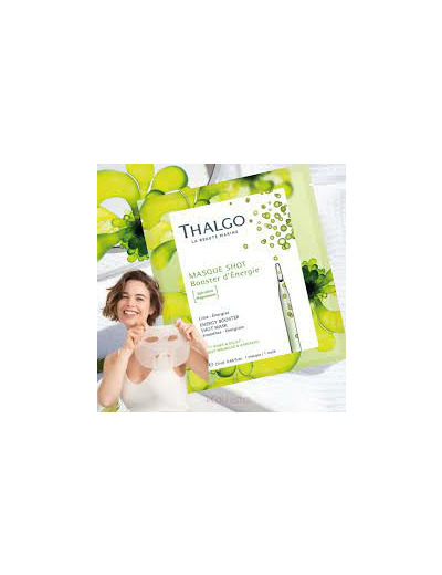 Masque shot unidose spiruline Thalgo- Algue Marine