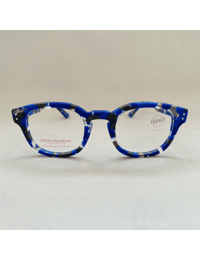 Lunettes de Vue Femme Miles de la Marque Lafont Coloris Ecaille Bleu / Gris