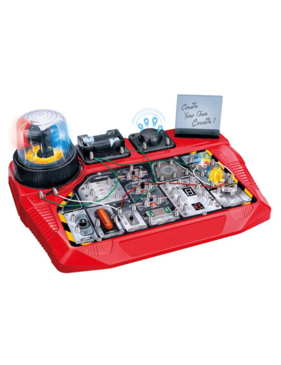 Kit de projets électroniques pour enfants à partir de 8 ans, explorez les principes de base de l'électronique avec 50 expériences passionnantes, jeu éducatif et interactif, laboratoire de circuits