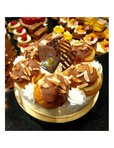 Tarte Glacée Profiterolle  4 personnes - La Gourmandine